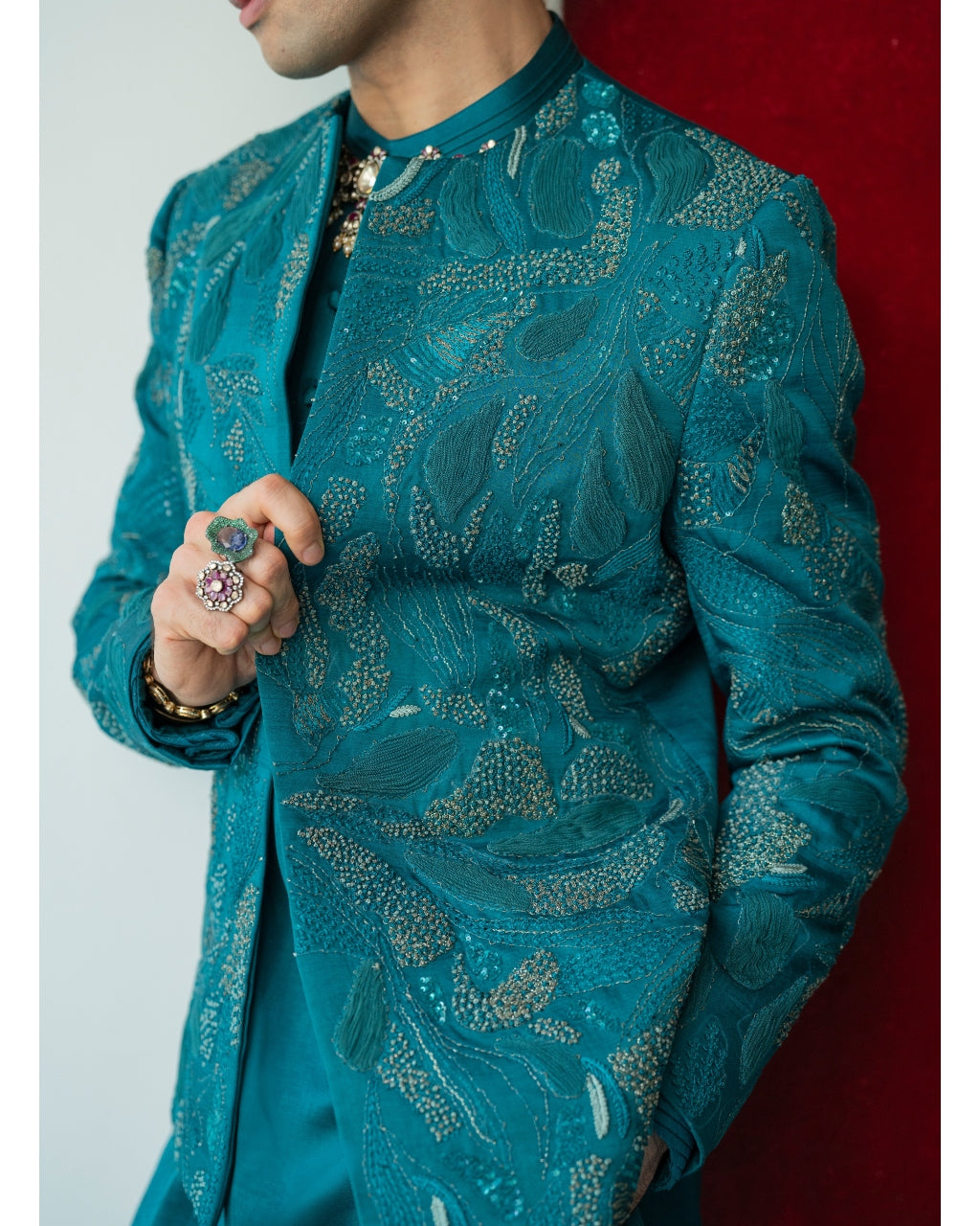 Jade Tamarisk Short Jacket Set