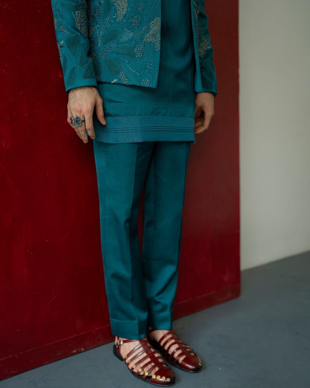 Jade Tamarisk Short Jacket Set