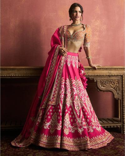Pink Lehenga Set