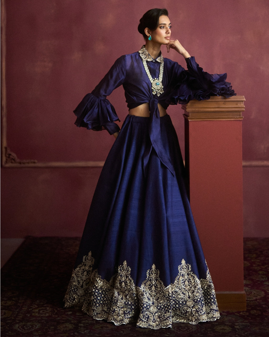 Purple Lehenga Set