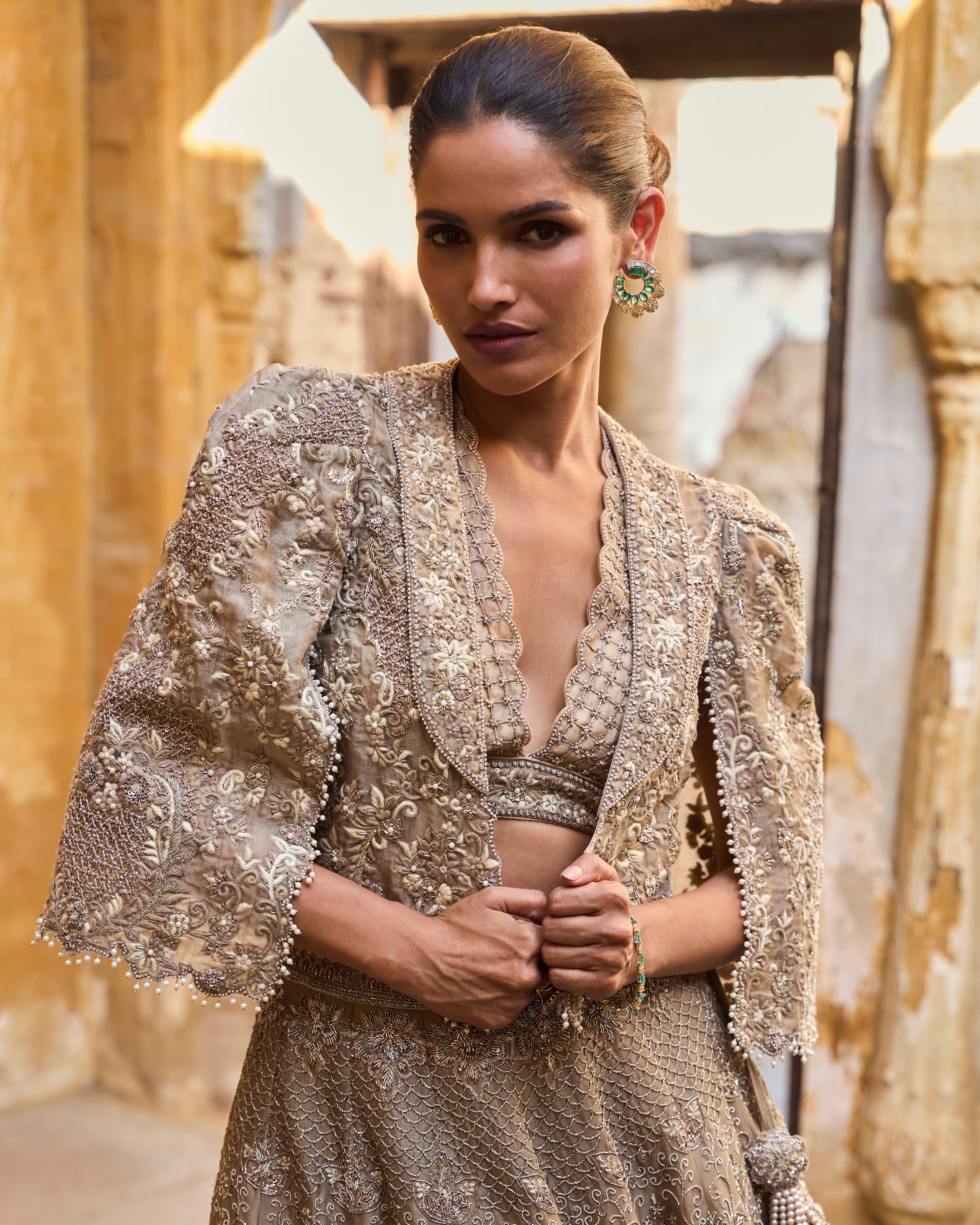 Eden Blanc Jacket Set