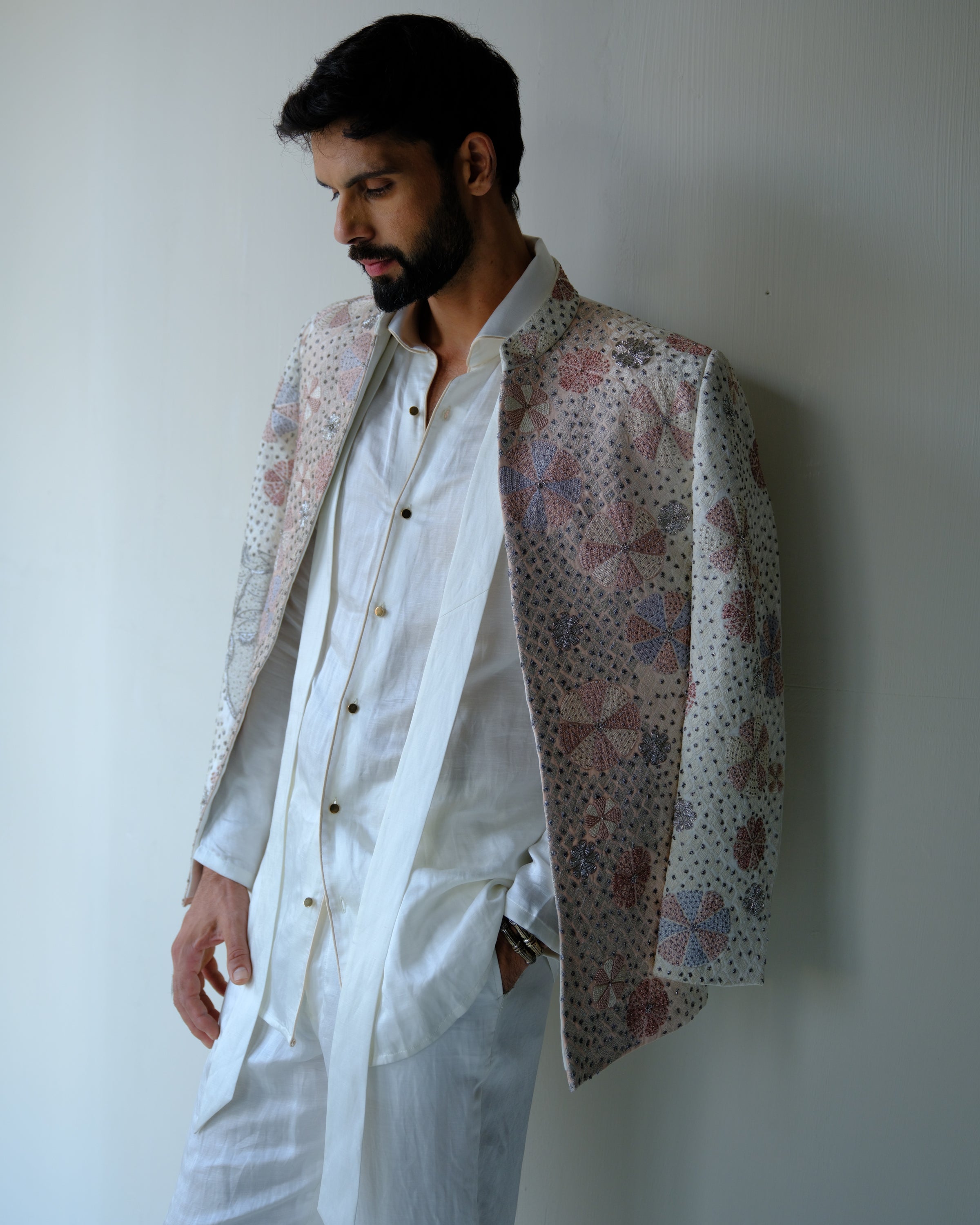 Blush Pink Divine Short Jacket Set