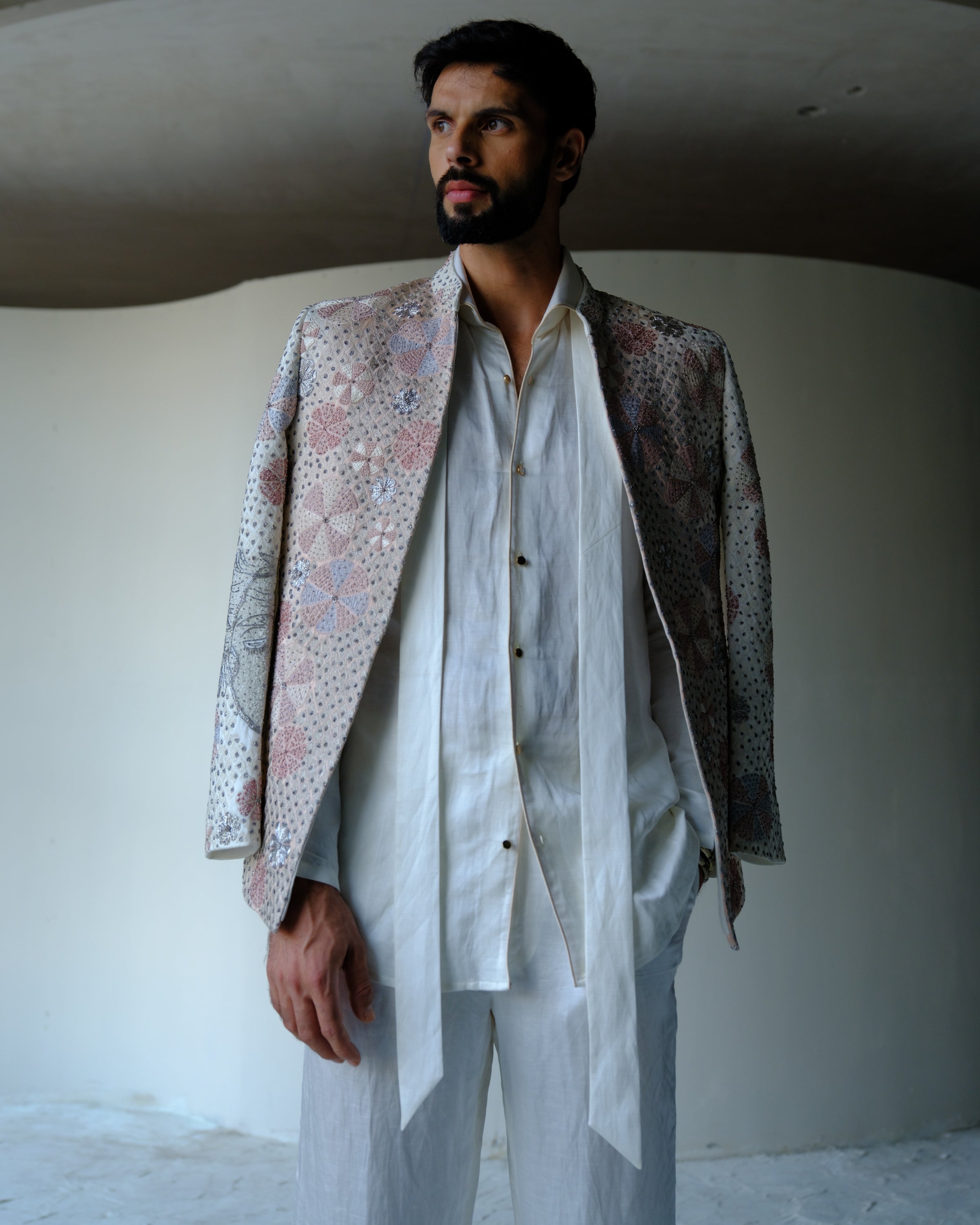 Blush Pink Divine Short Jacket Set