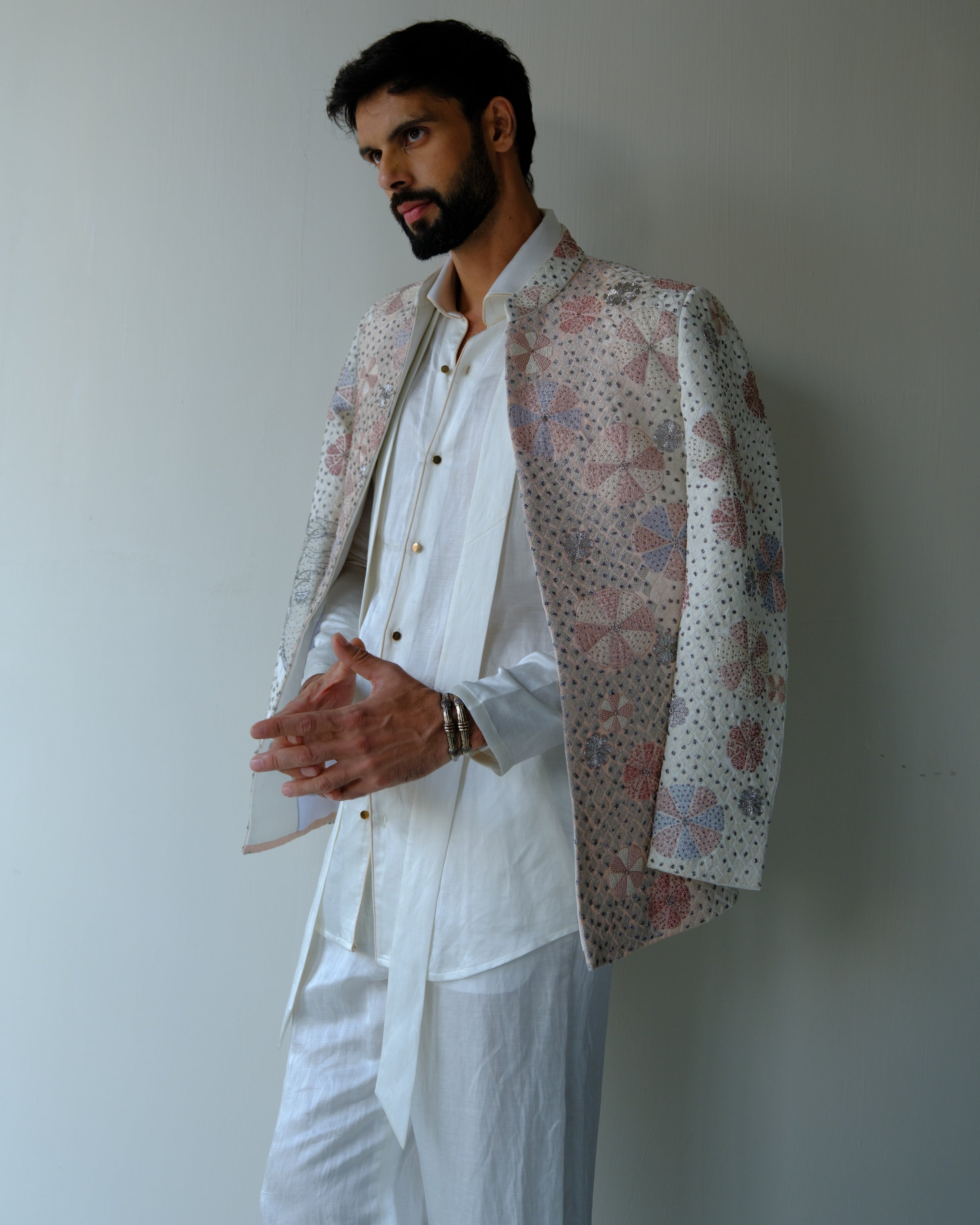 Blush Pink Divine Short Jacket Set