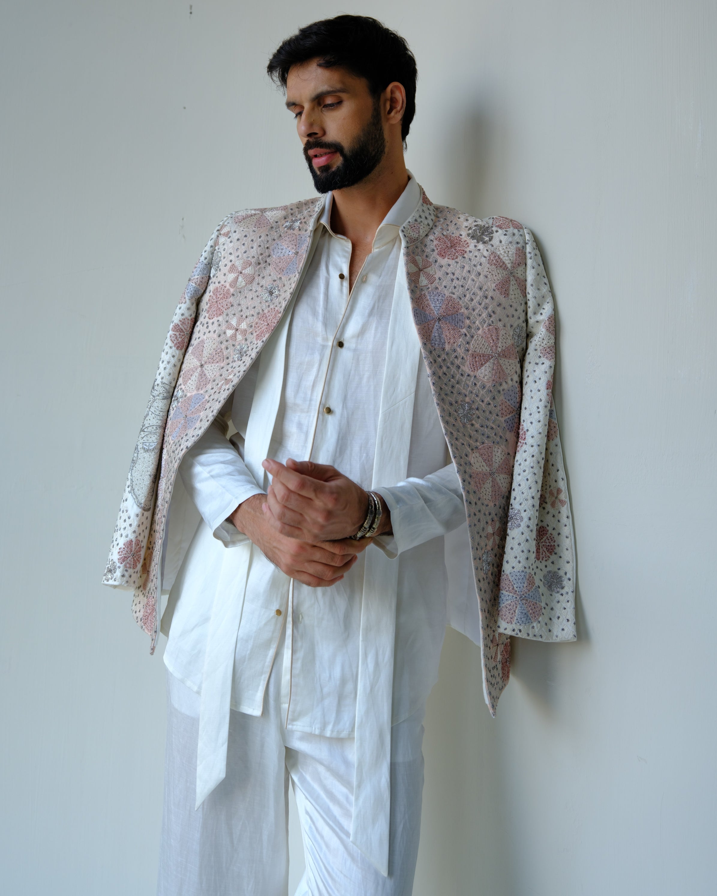 Blush Pink Divine Short Jacket Set