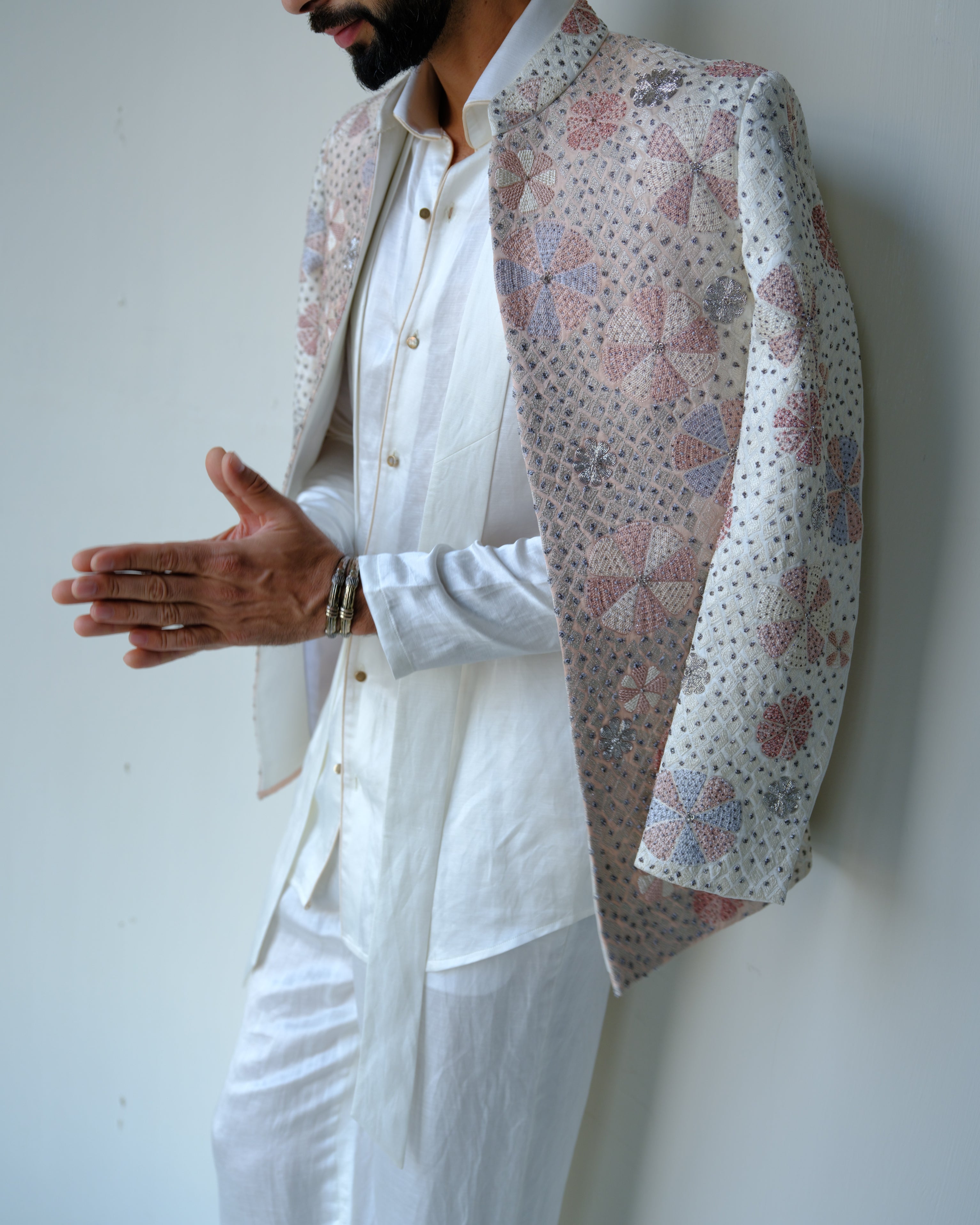 Blush Pink Divine Short Jacket Set