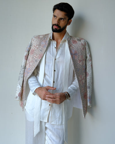 Blush Pink Divine Short Jacket Set