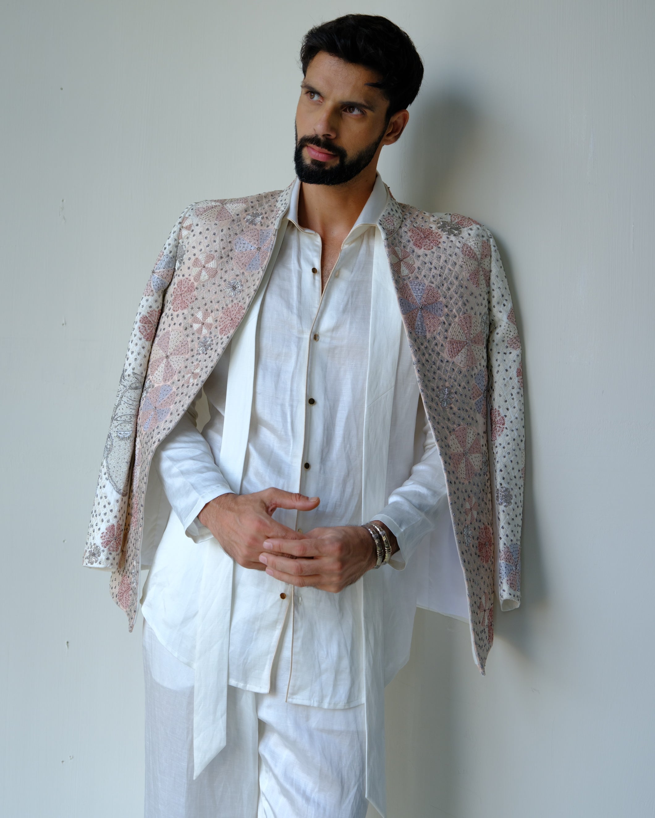 Blush Pink Divine Short Jacket Set