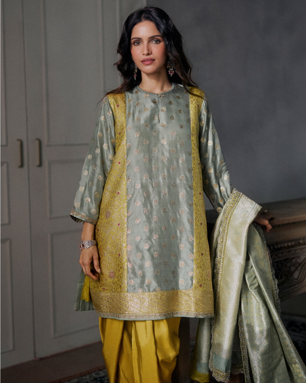 Golden Yellow Kurta Set