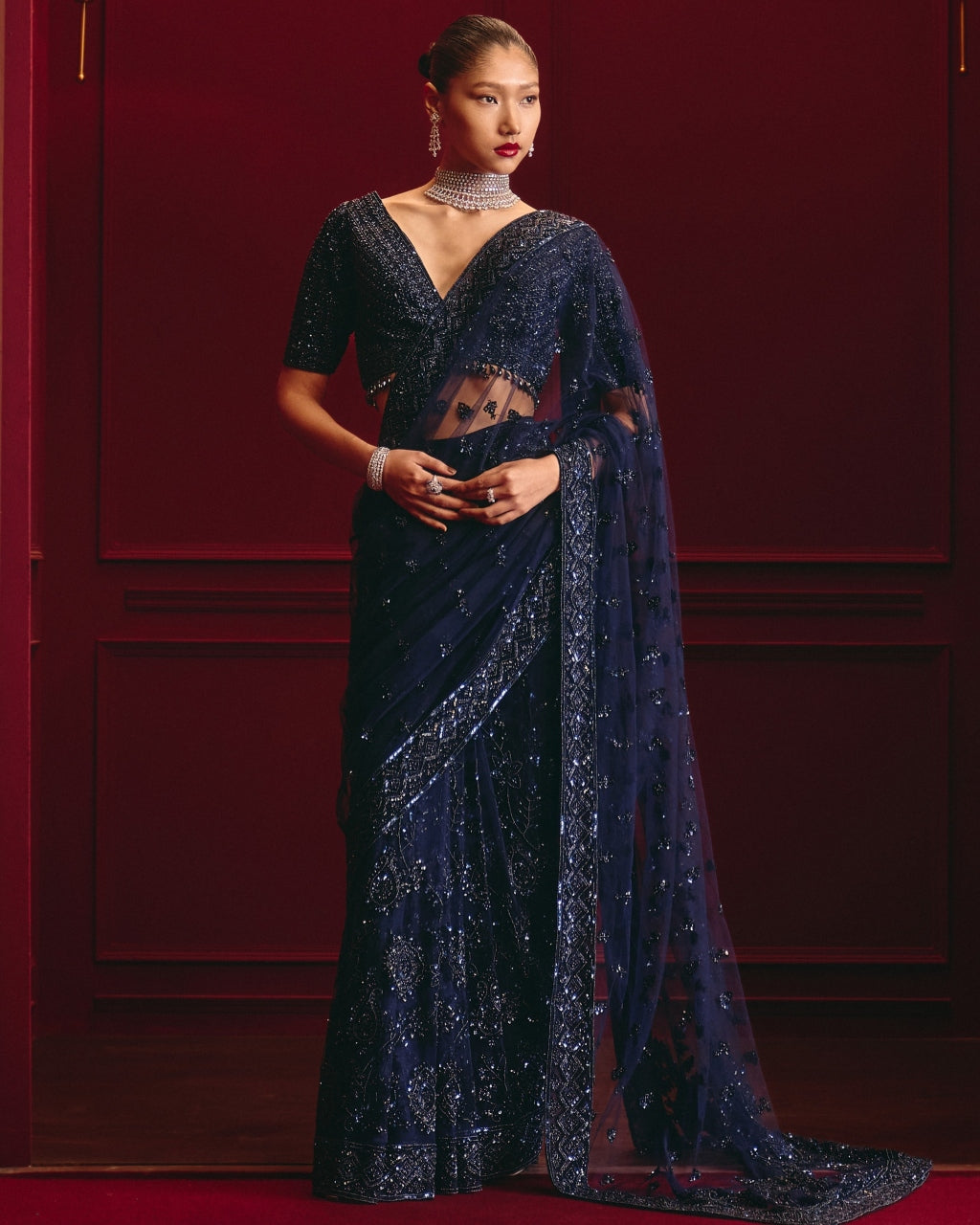 Nocturne Sovereign Sari Set