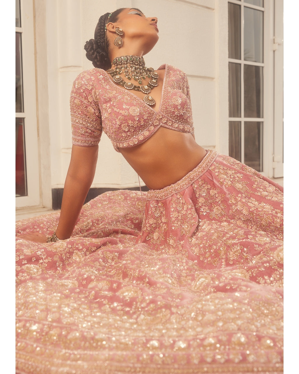 Kundan Lehenga Set