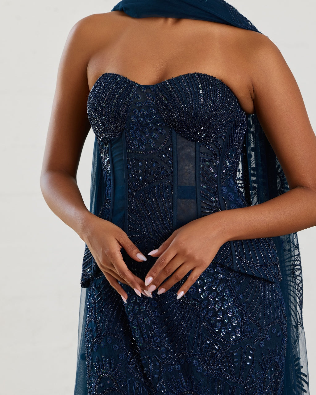 Blue Zoelle Lehenga Set