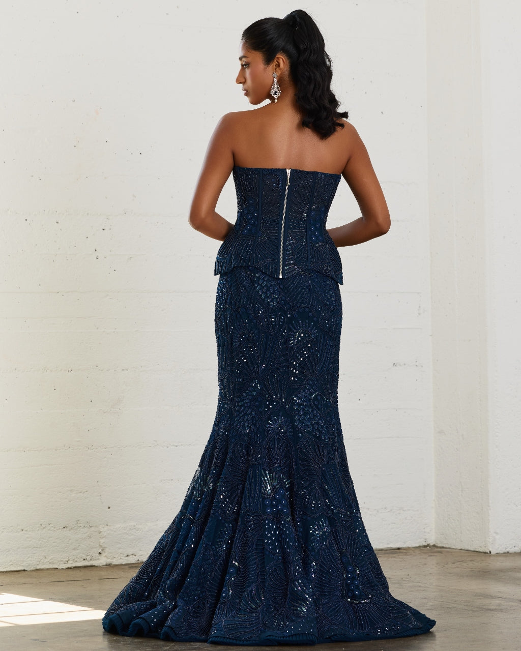 Blue Zoelle Lehenga Set
