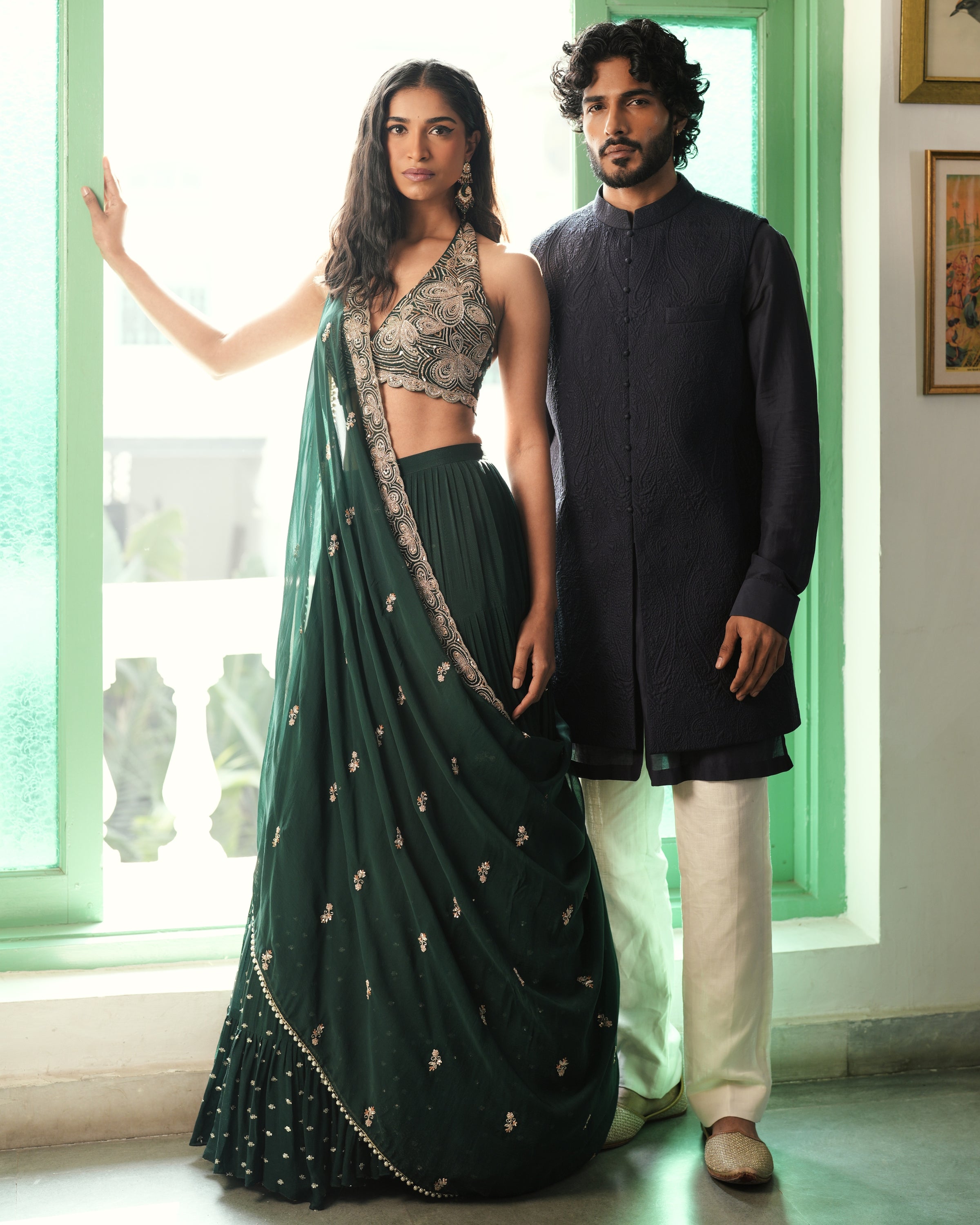 Taruni Lehenga Set Chamee and Palak – KYNAH