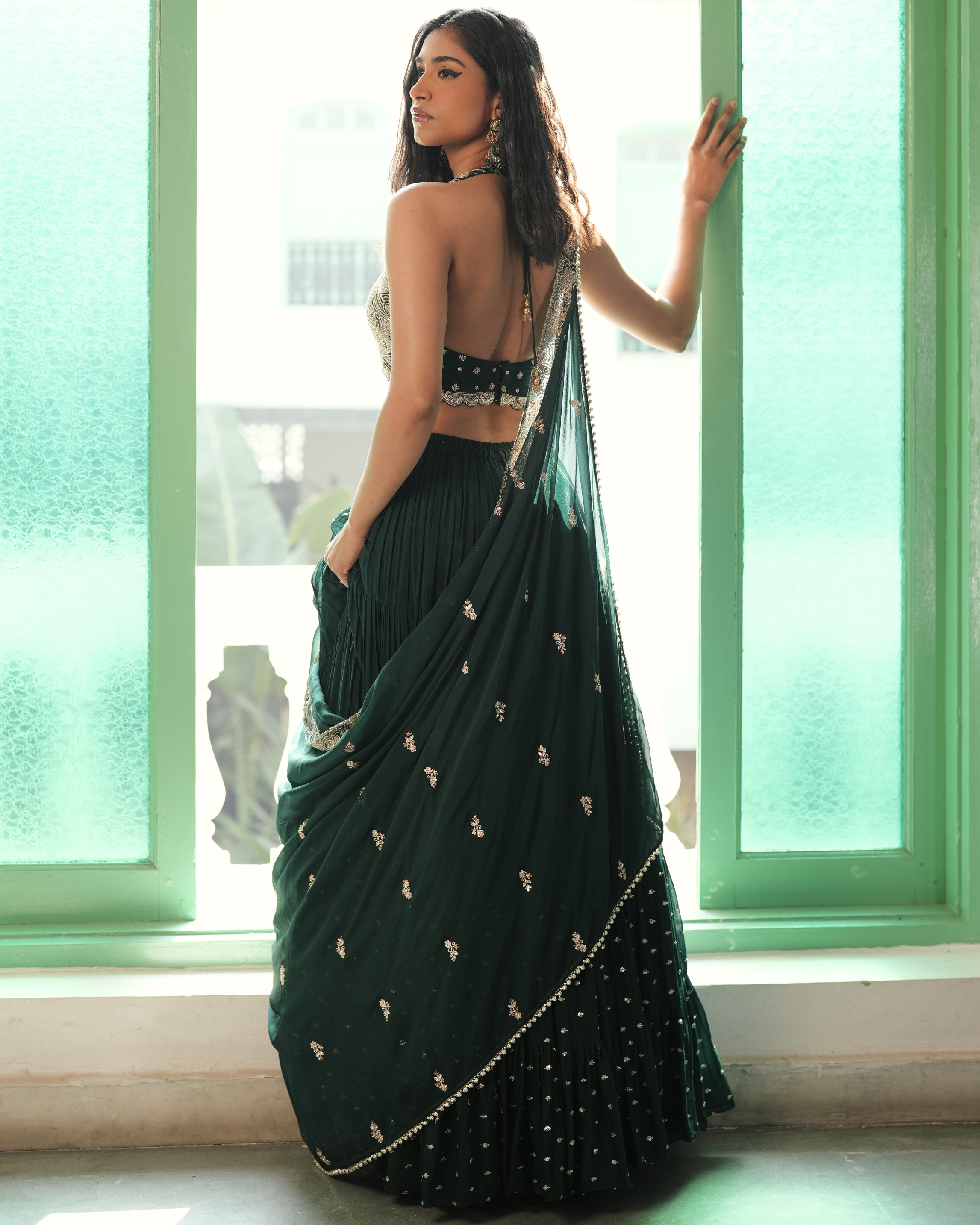 Taruni Lehenga Set Chamee and Palak – KYNAH