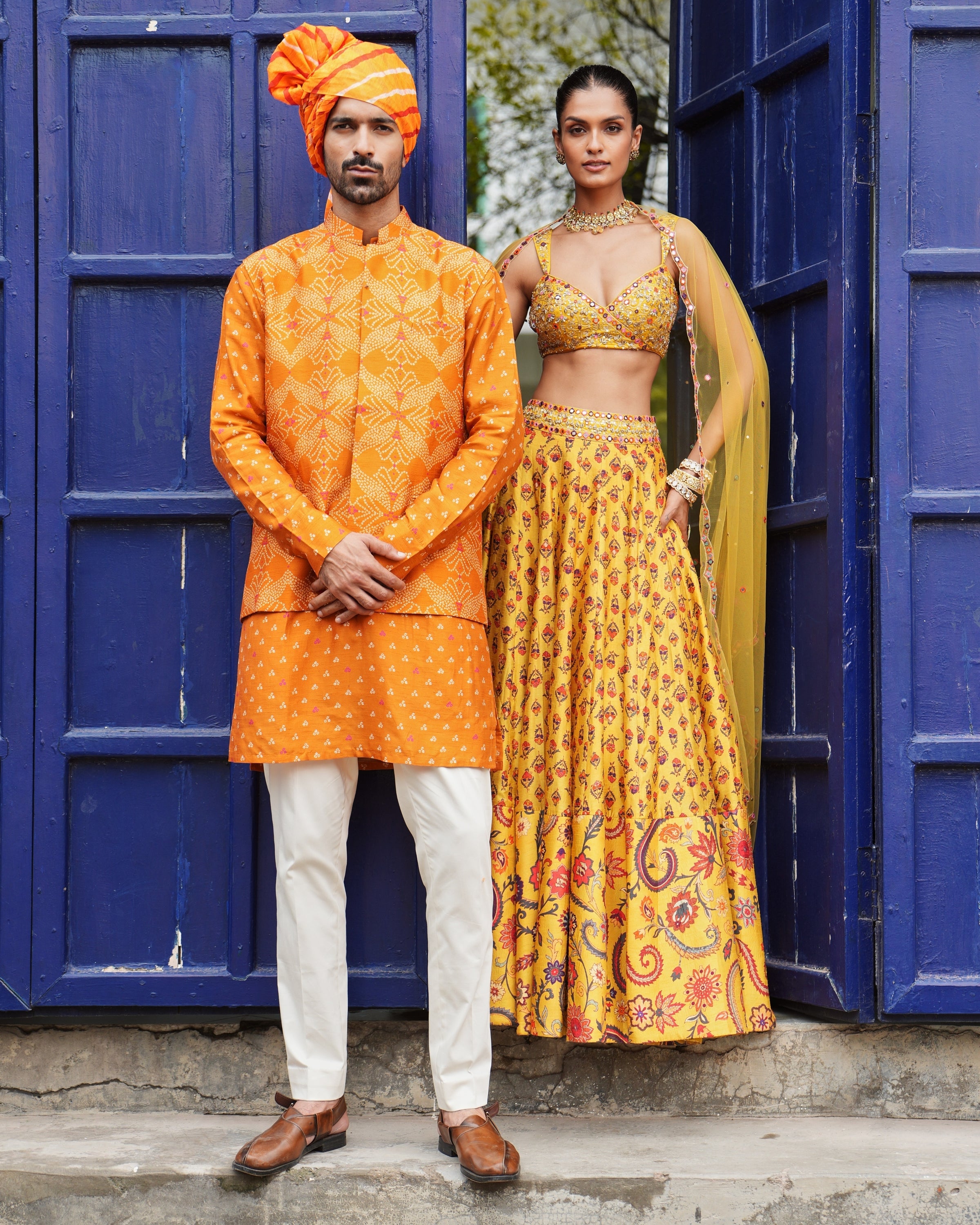 Aryan Nehru Jacket and Kurta Set