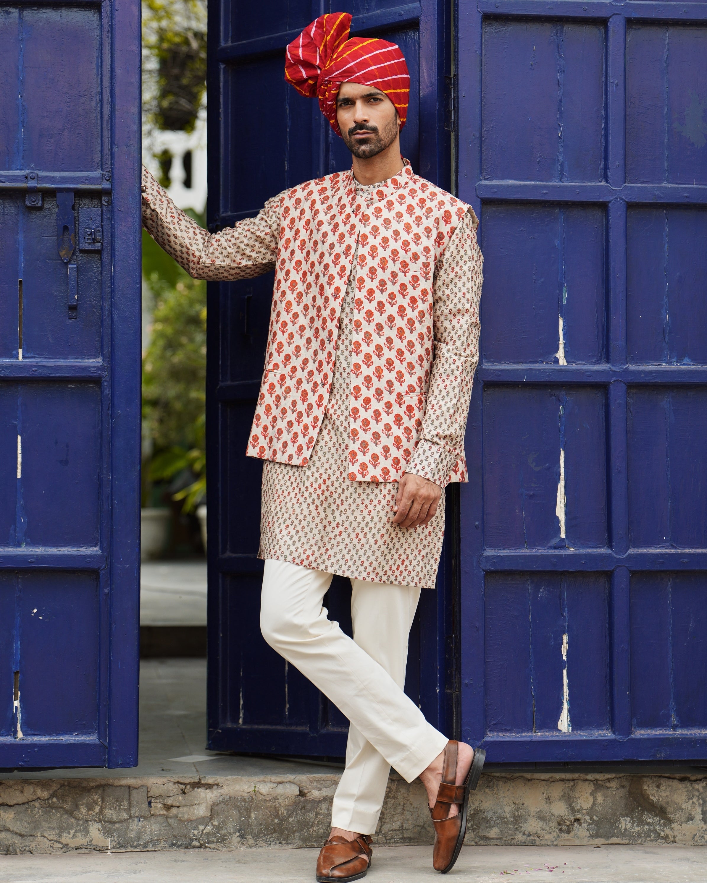 Aarav Nehru Jacket Set
