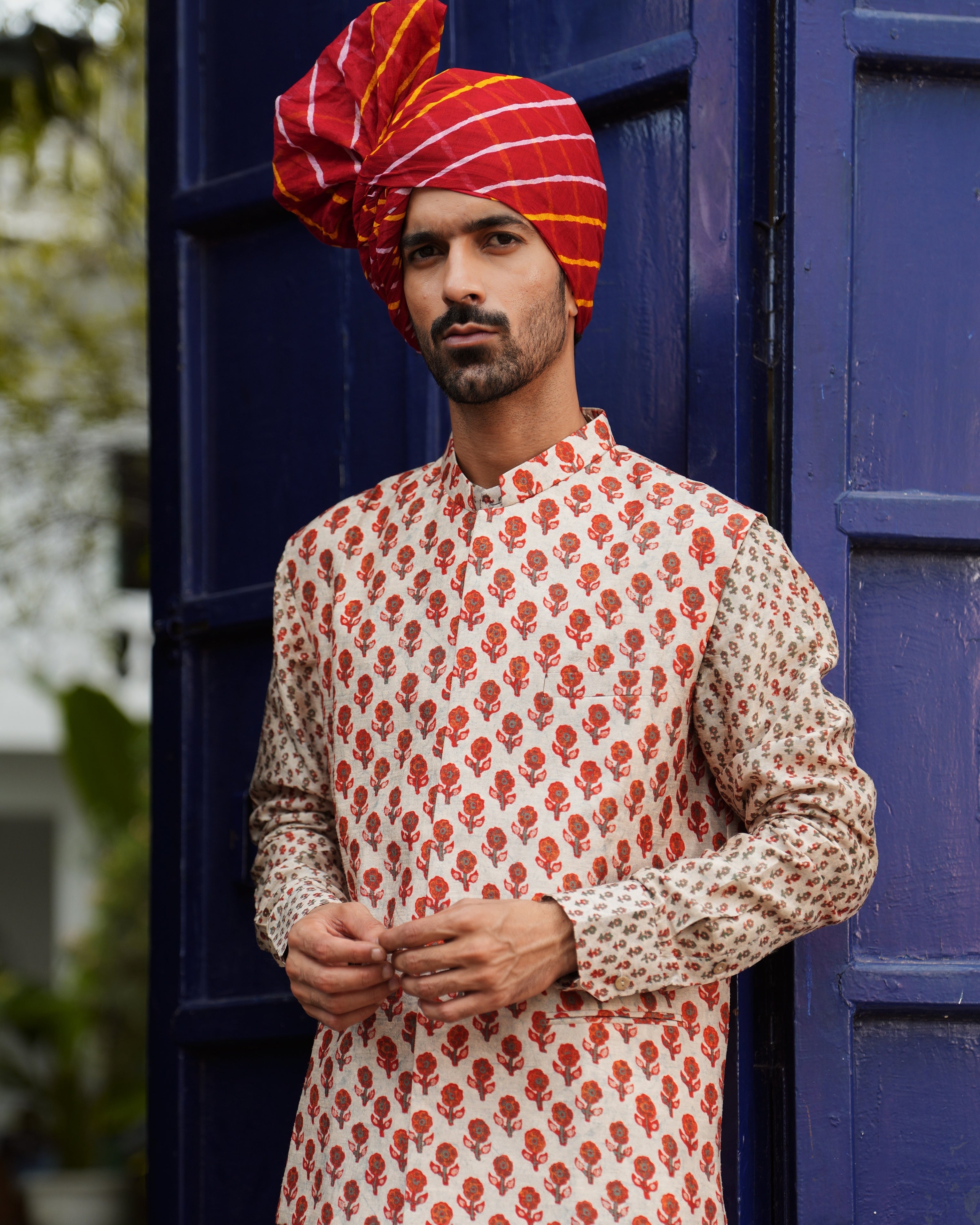 Aarav Nehru Jacket Set