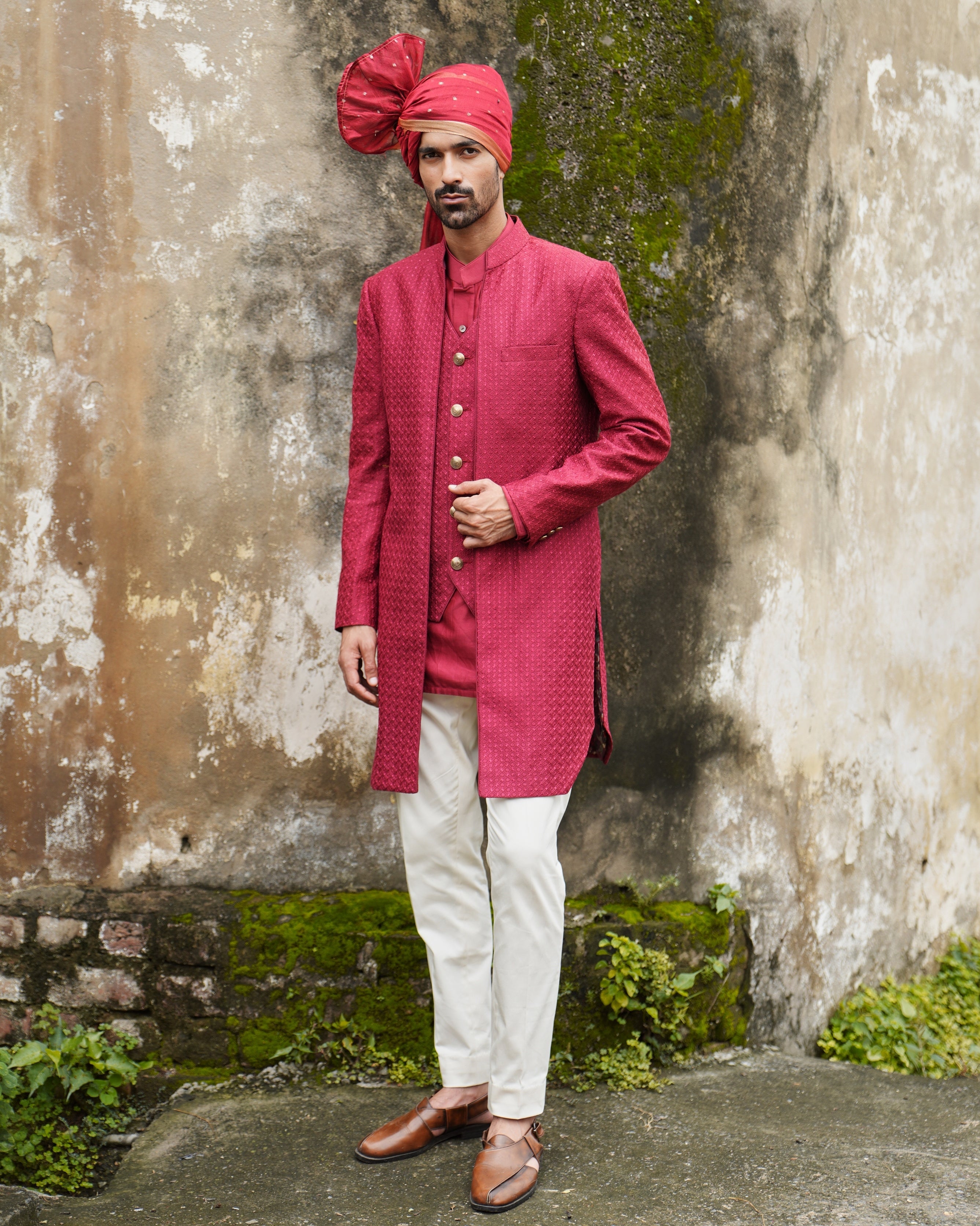 The Nawab Achkan Set