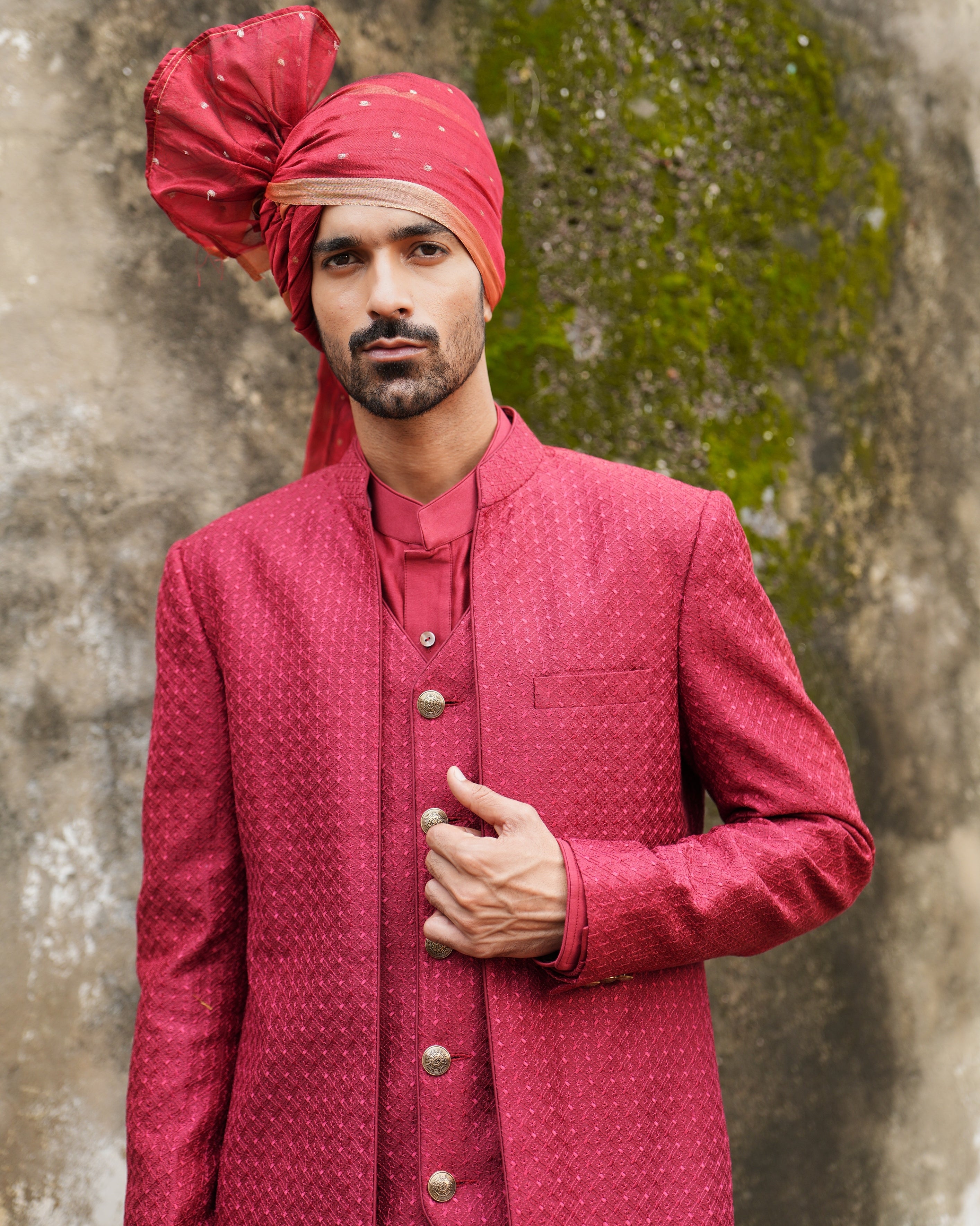 The Nawab Achkan Set