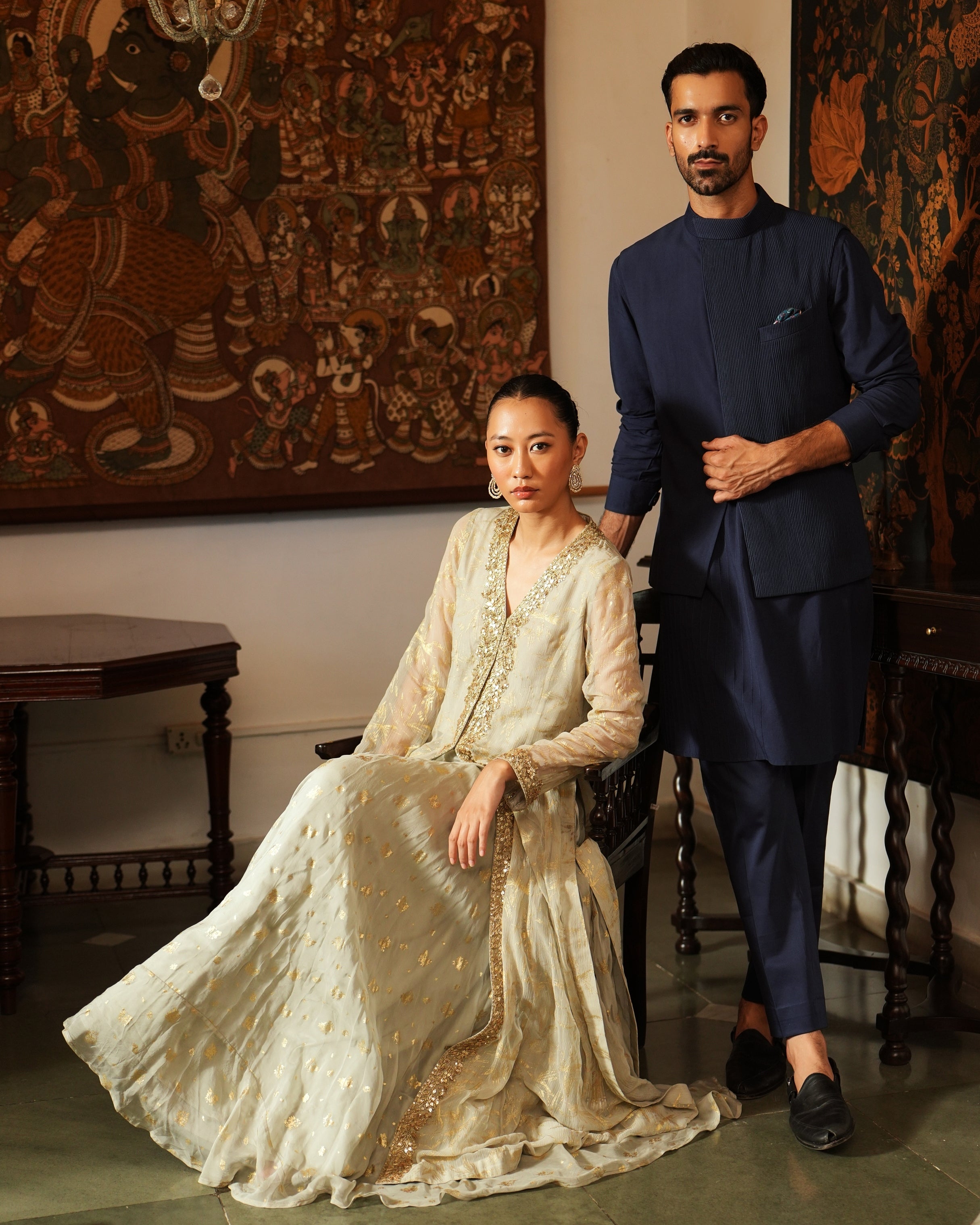 Maha Jacket & Skirt Set