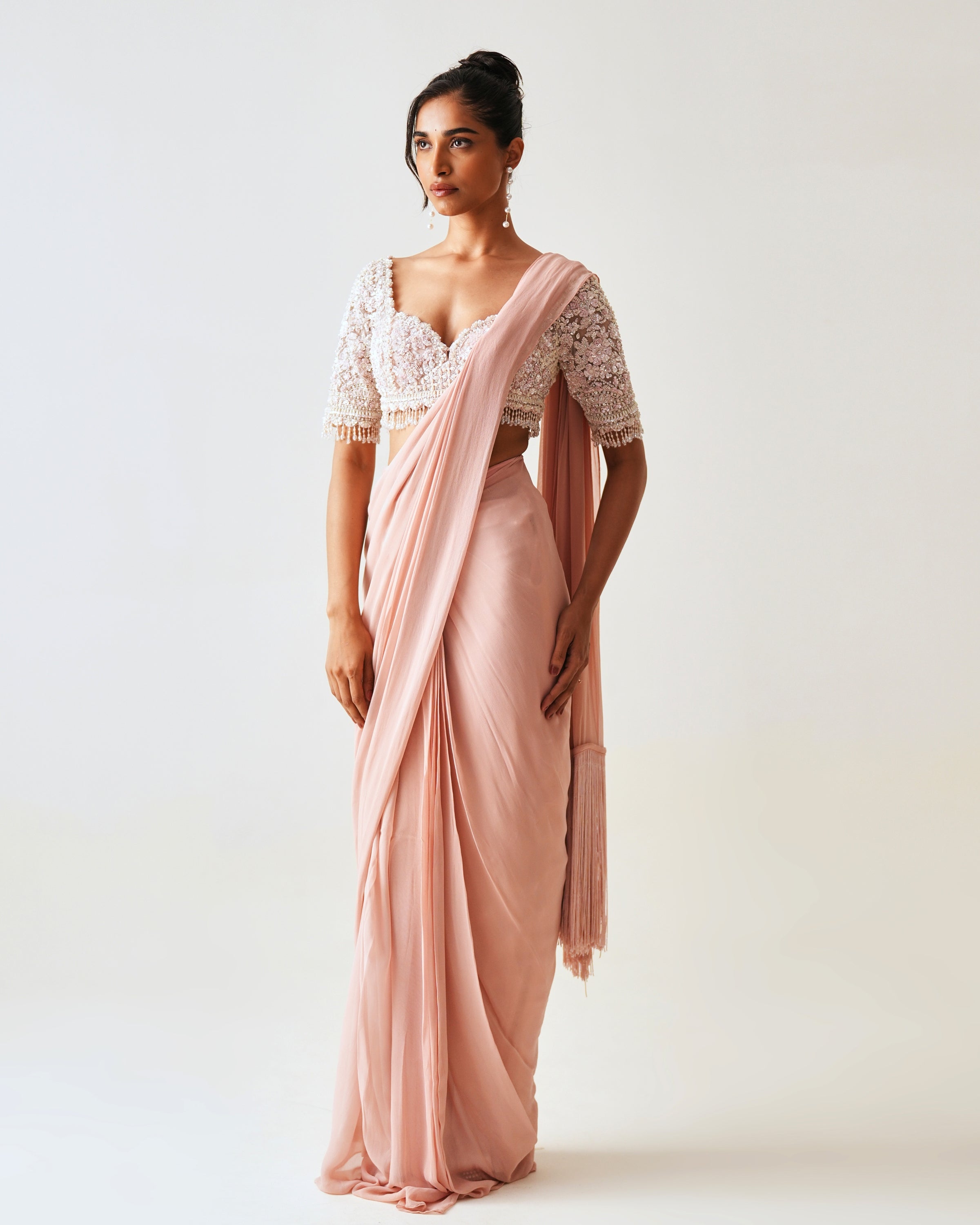 Cristina Pre-Draped Sari Set