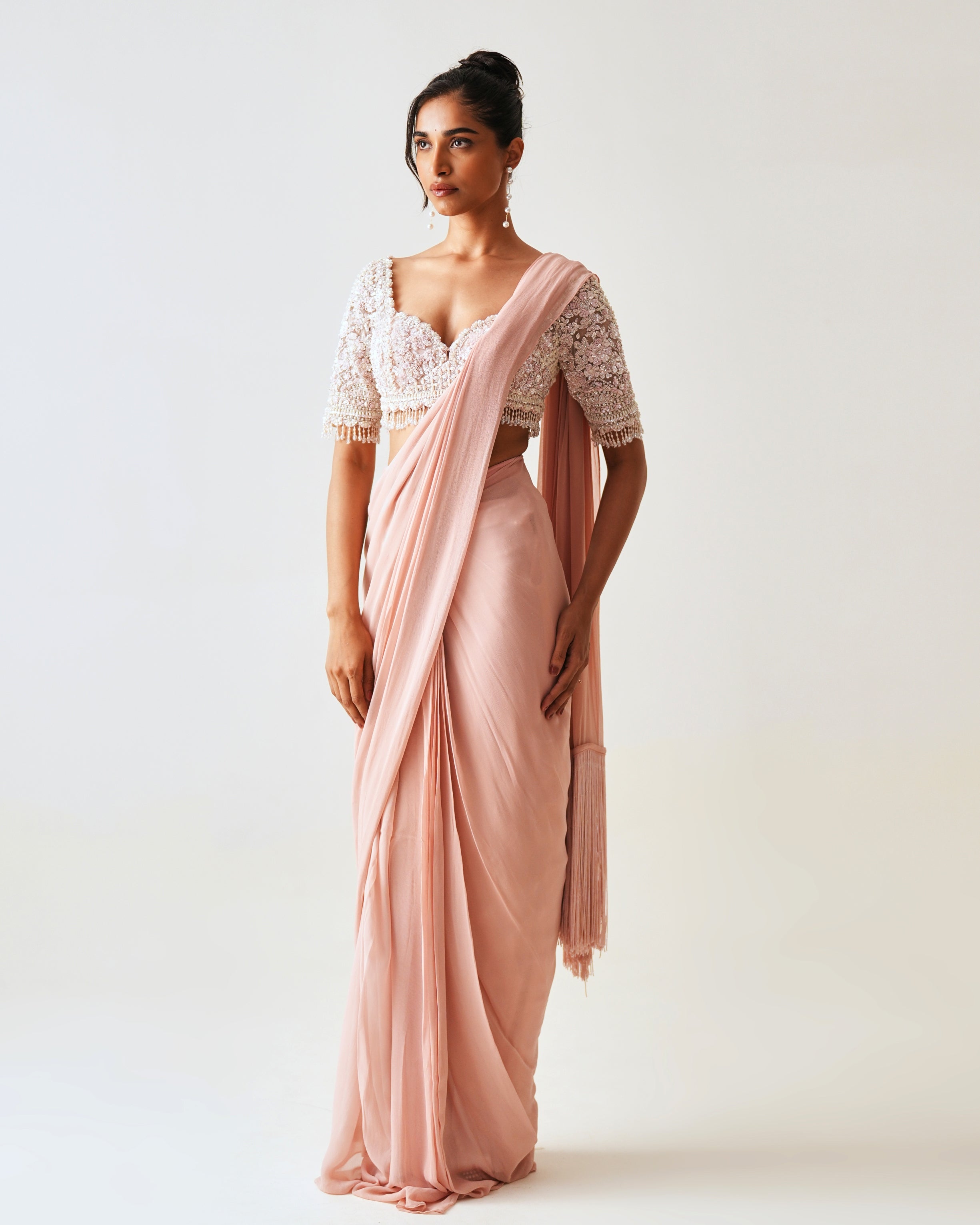 Cristina Pre-Draped Sari Set