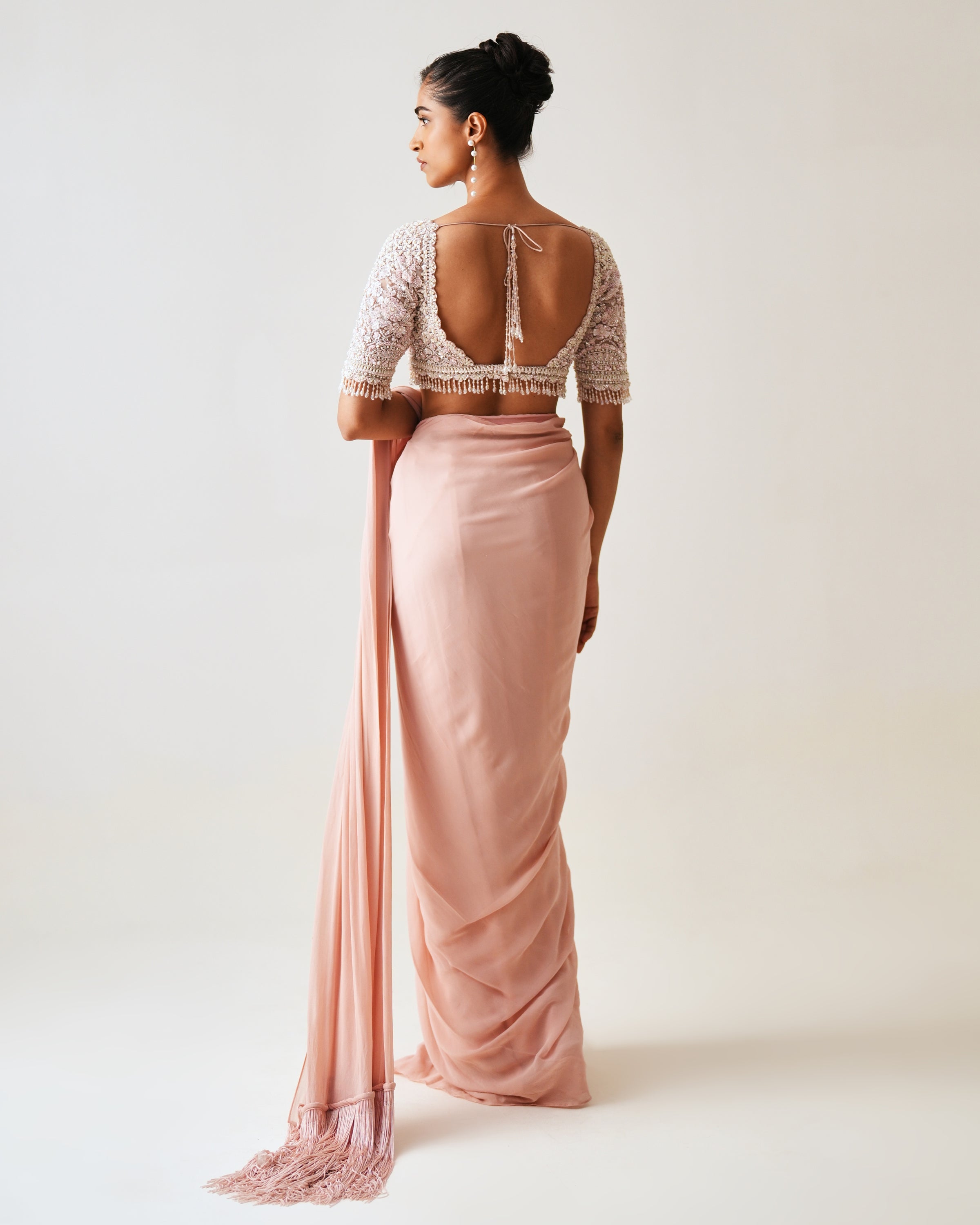 Cristina Pre-Draped Sari Set