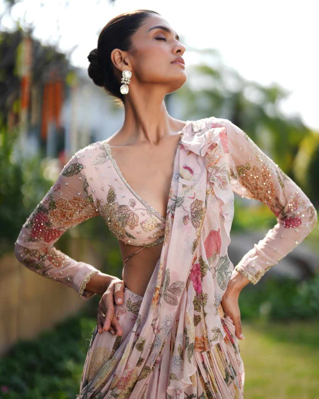 Theia Pre-Draped Sari