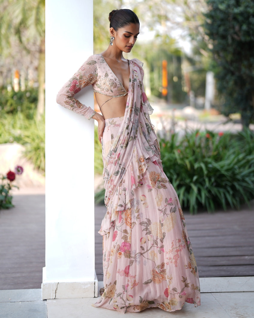 Theia Pre-Draped Sari