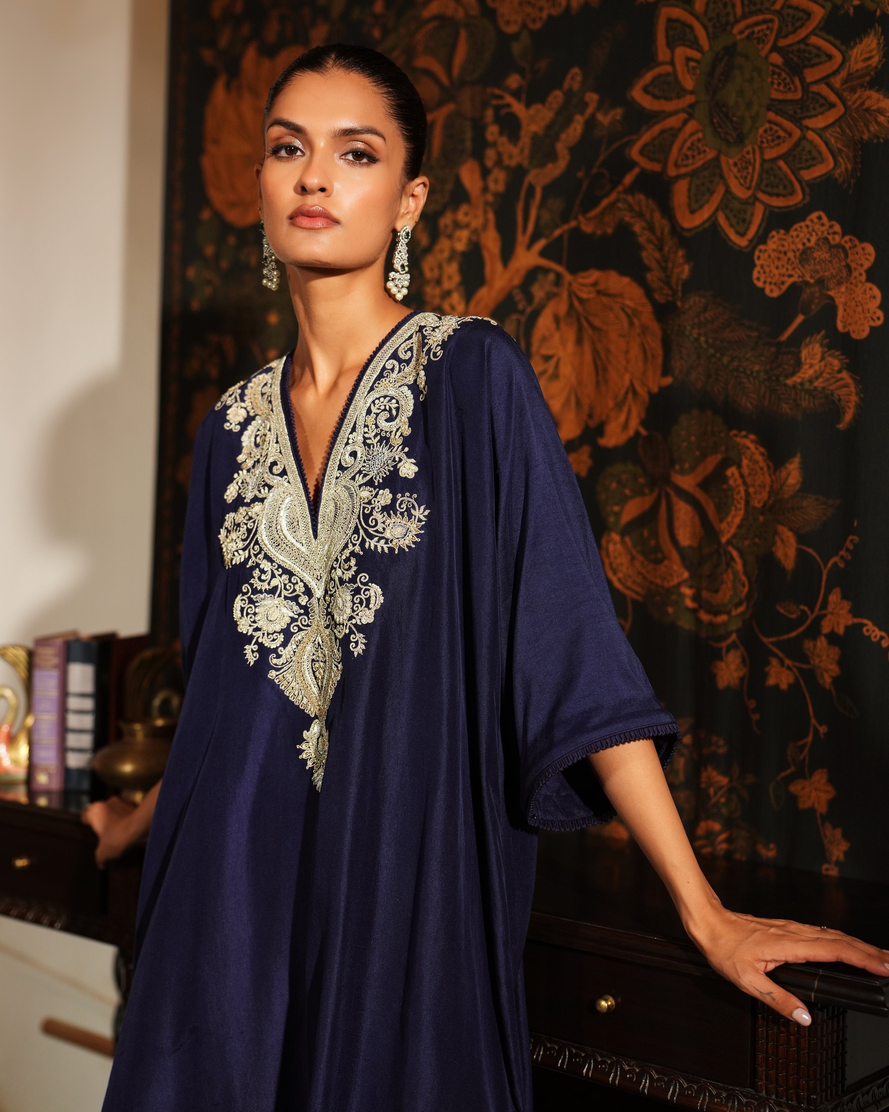 Purple Aisha Kaftan