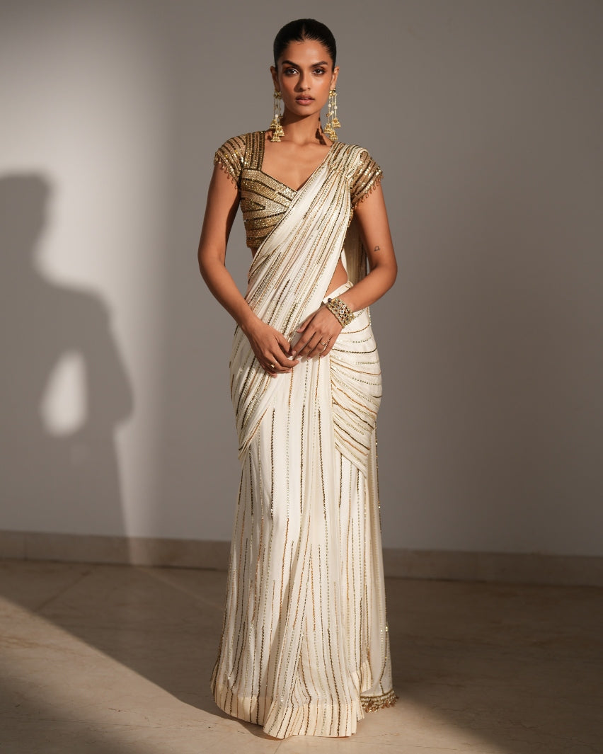 Elara Pre-Draped Sari