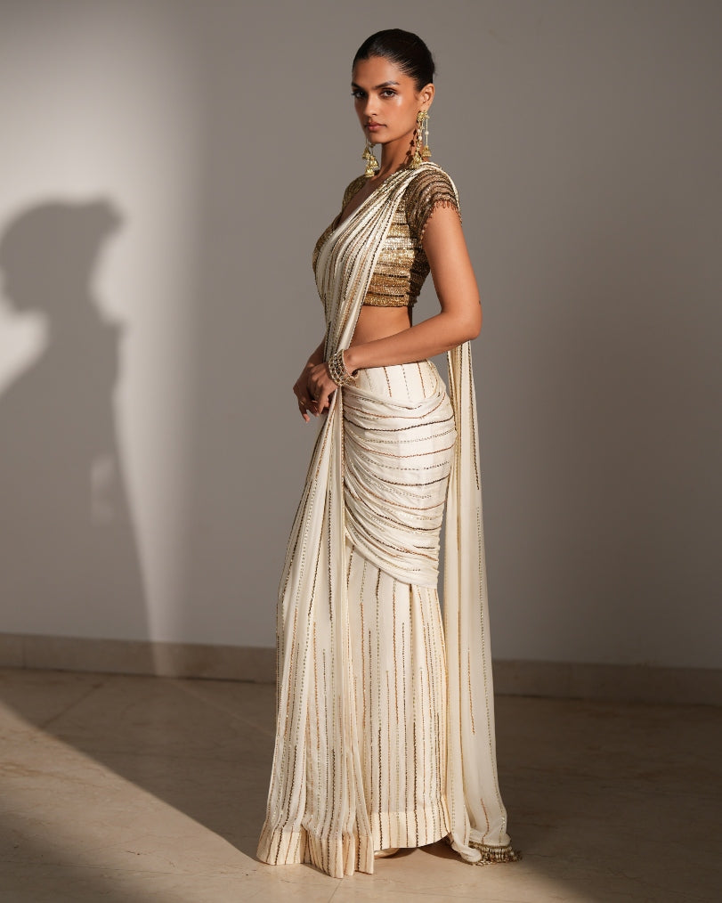 Elara Pre-Draped Sari