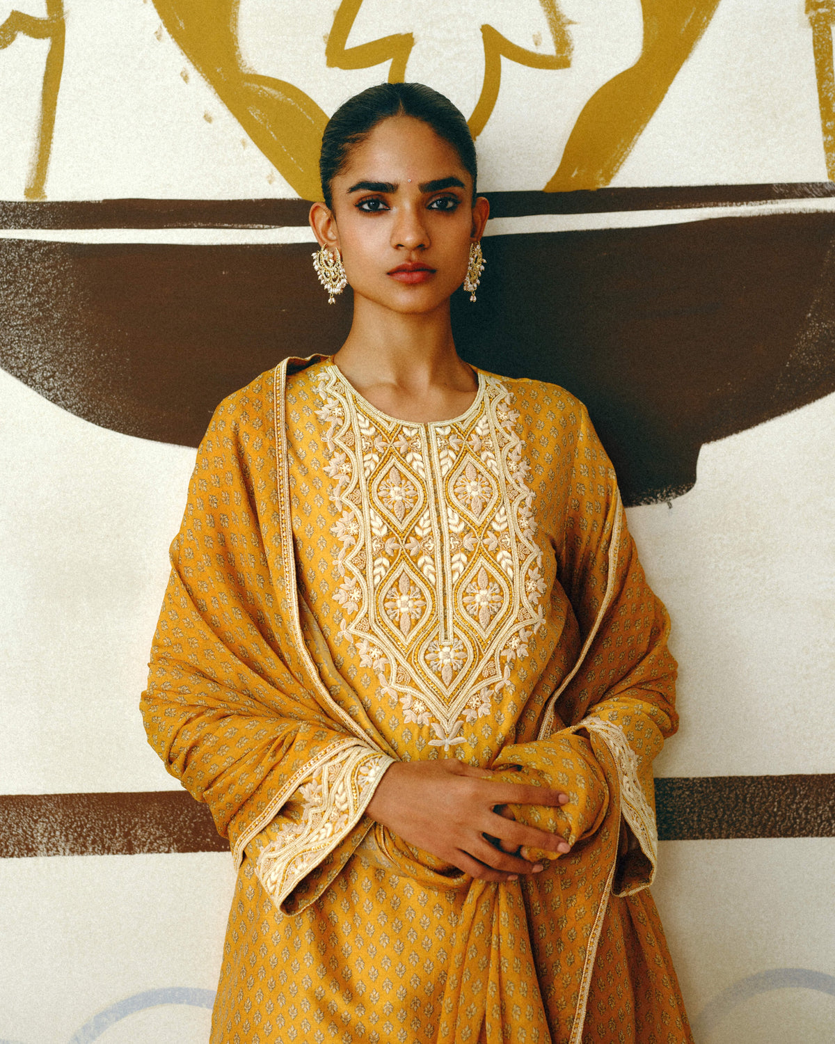 Kesar Kurta Sharara Set