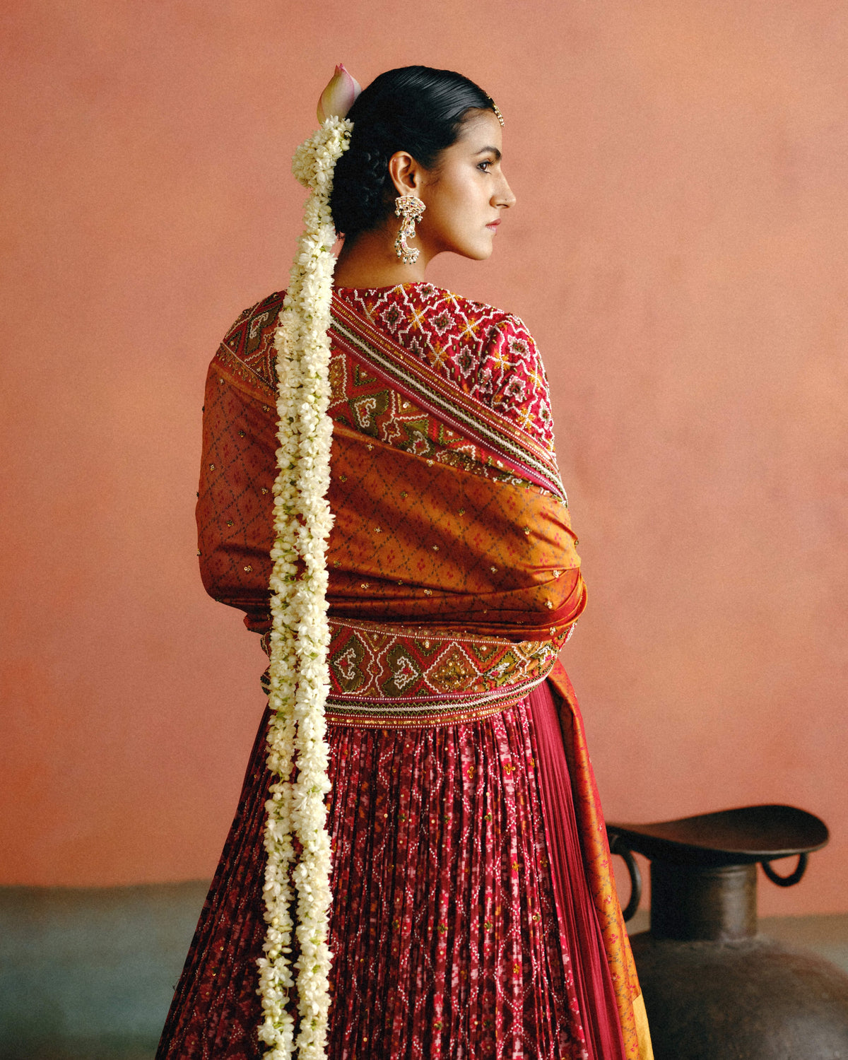 Maroon Rukhsaar Lehenga Set