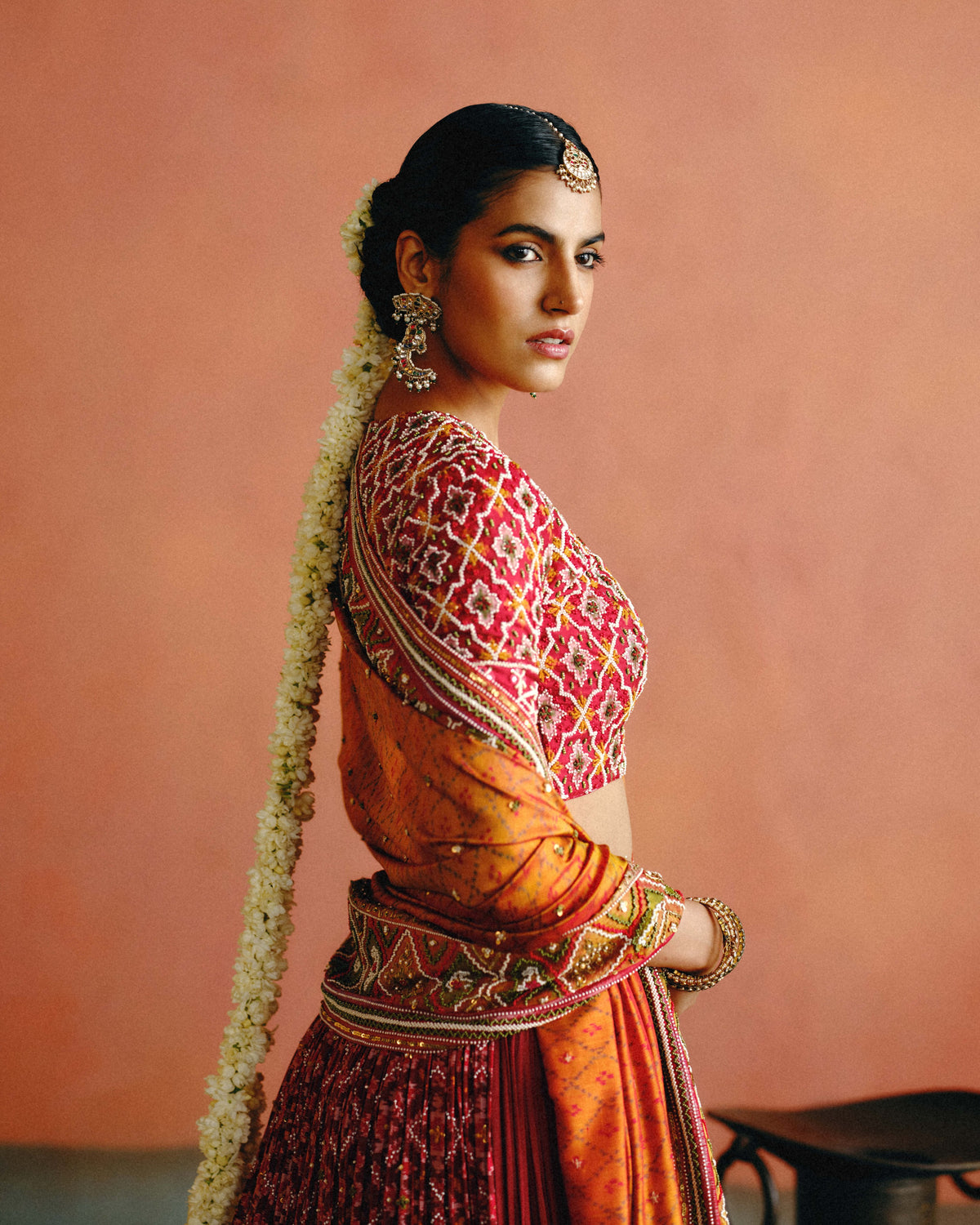 Maroon Rukhsaar Lehenga Set