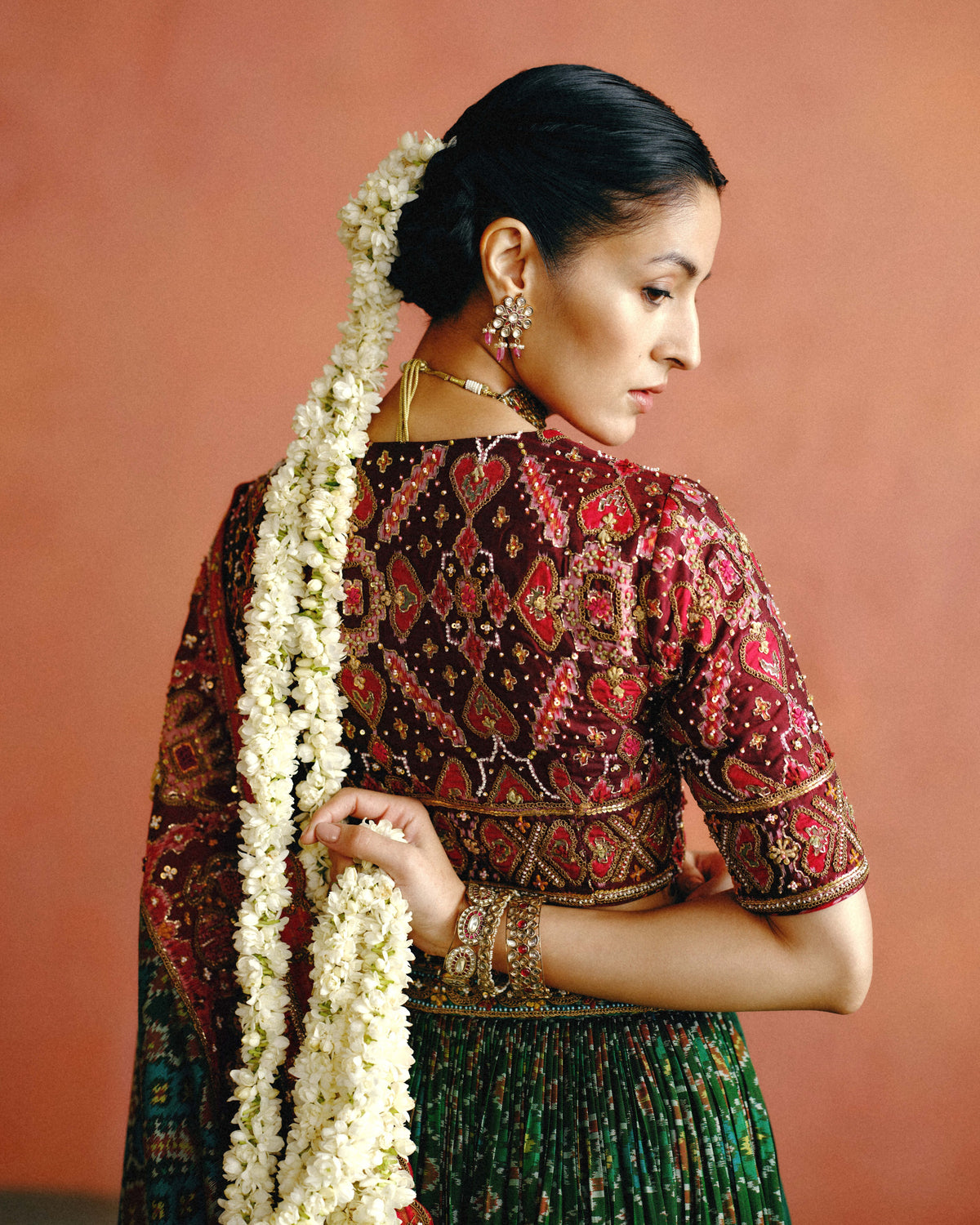 Zarmin Patola Lehenga Set