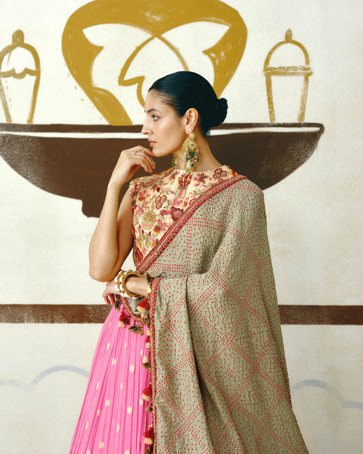 Jaipur Pink Lehenga Set