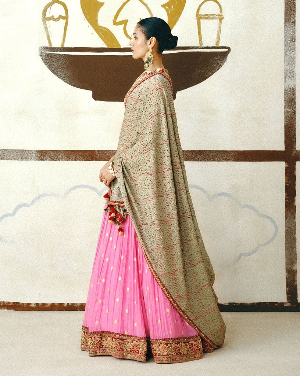 Jaipur Pink Lehenga Set