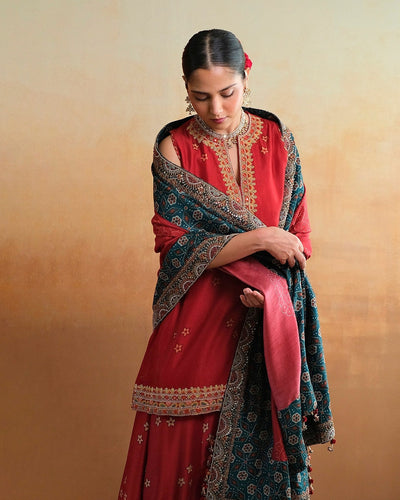 Aira Kurta Sharara Set