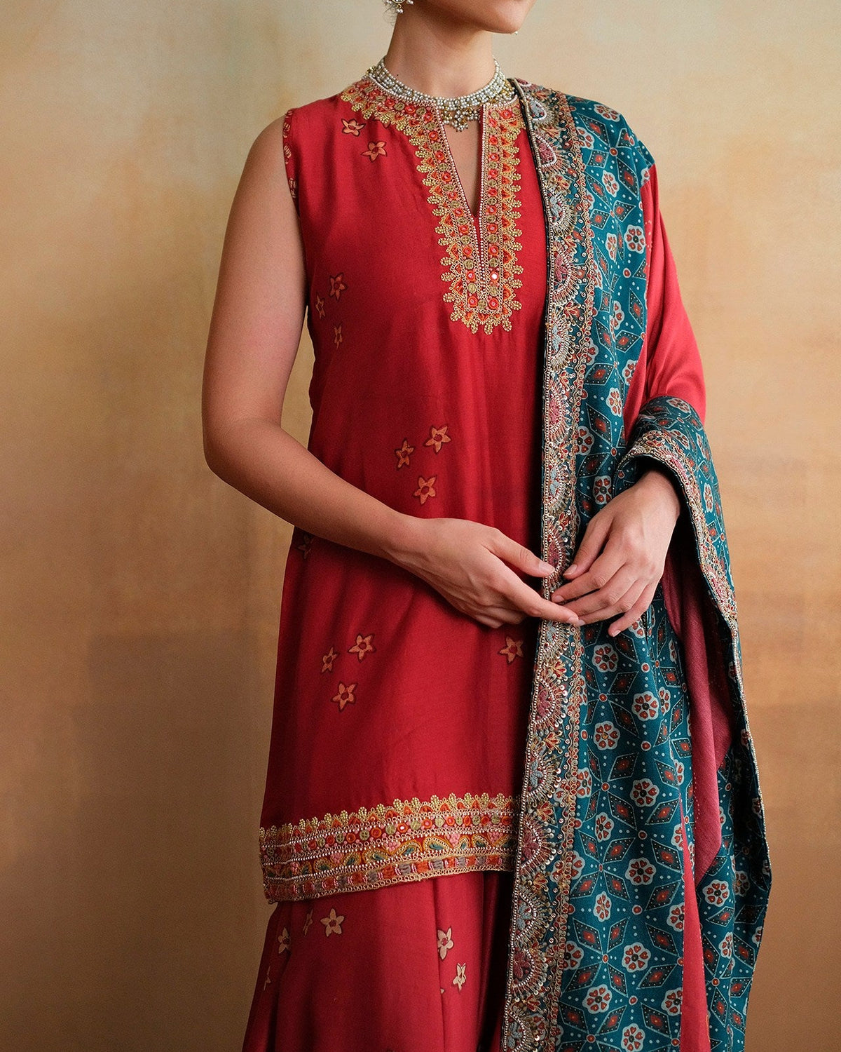Aira Kurta Sharara Set
