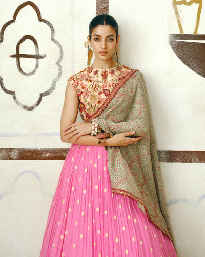 Jaipur Pink Lehenga Set