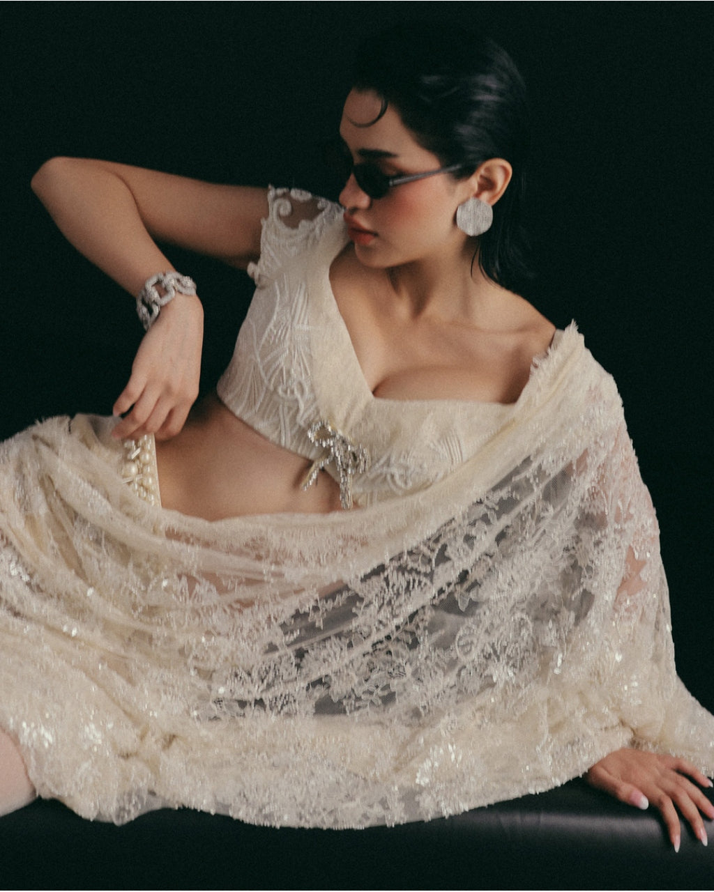 Tied With A Bow Draped Sari