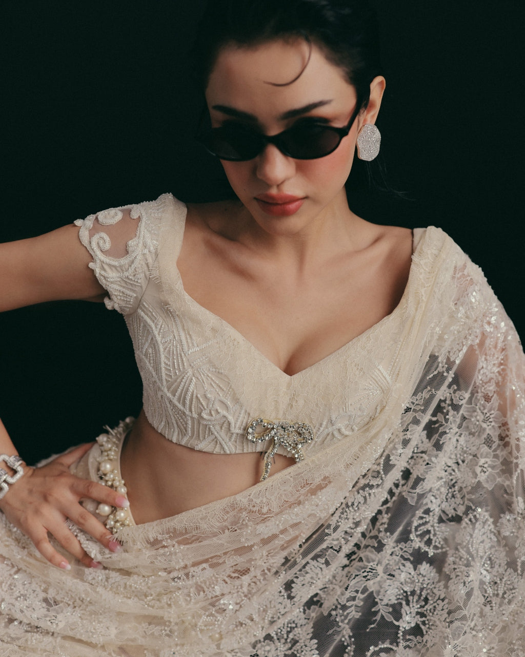 Tied With A Bow Draped Sari