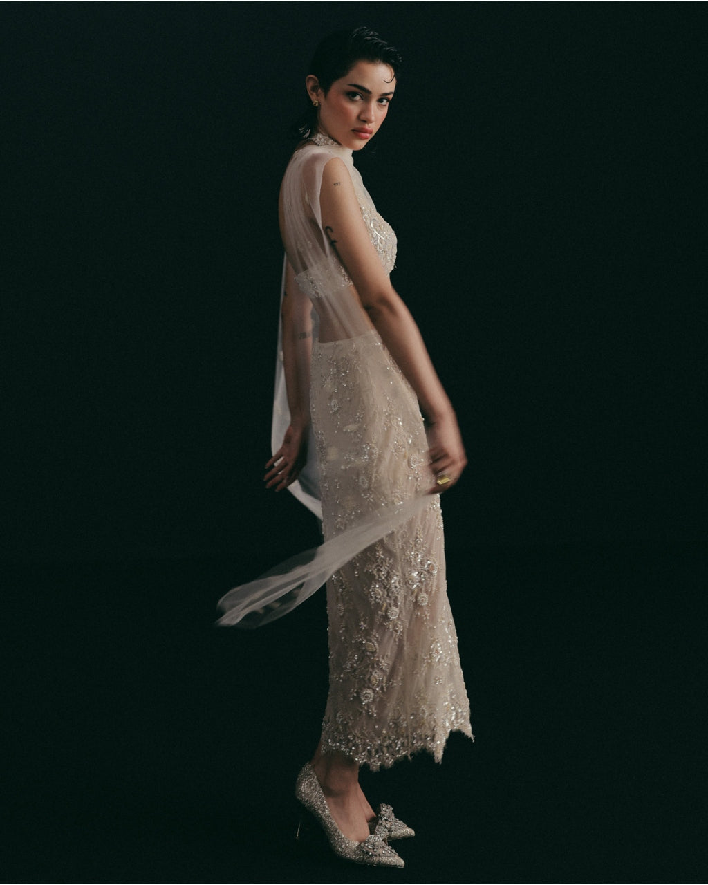 Something White, Something Wild Skirt Set