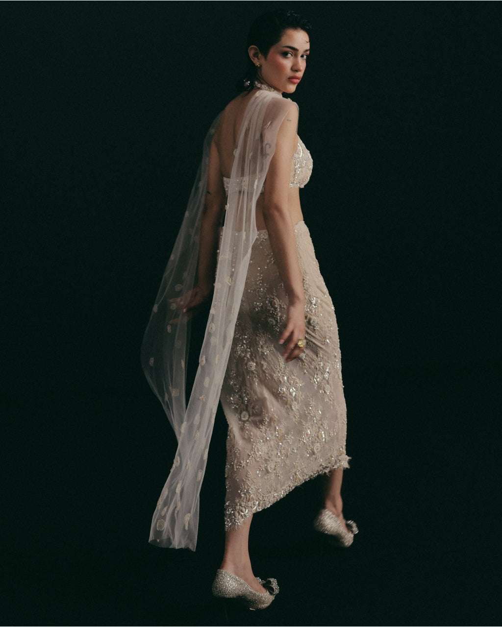 Something White, Something Wild Skirt Set