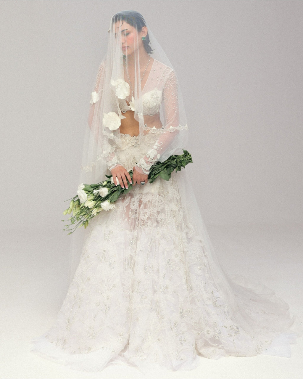 A White Wedding Lehenga Ii