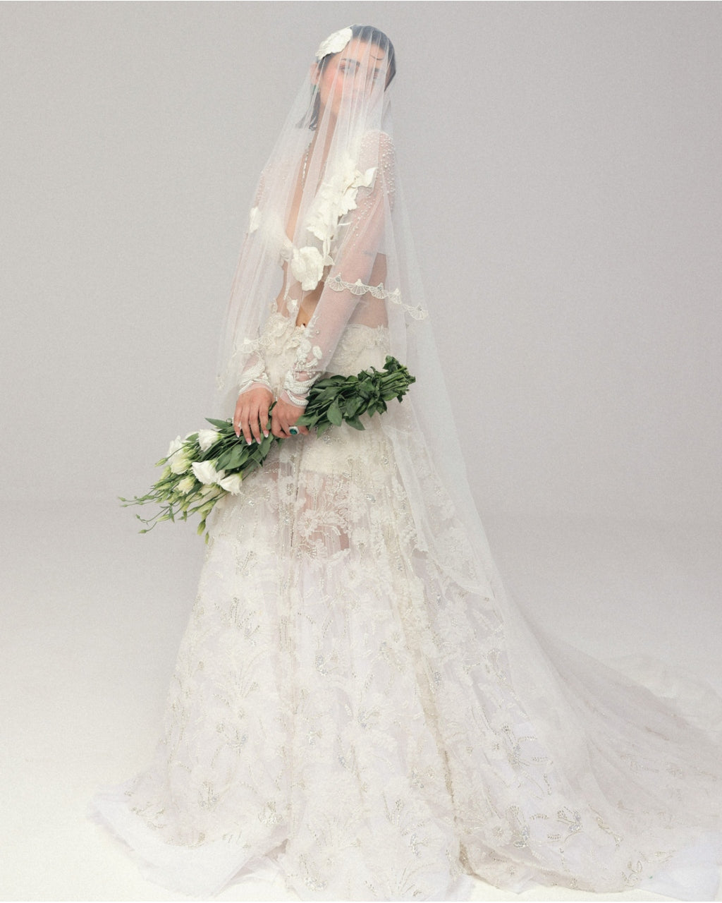 A White Wedding Lehenga Ii