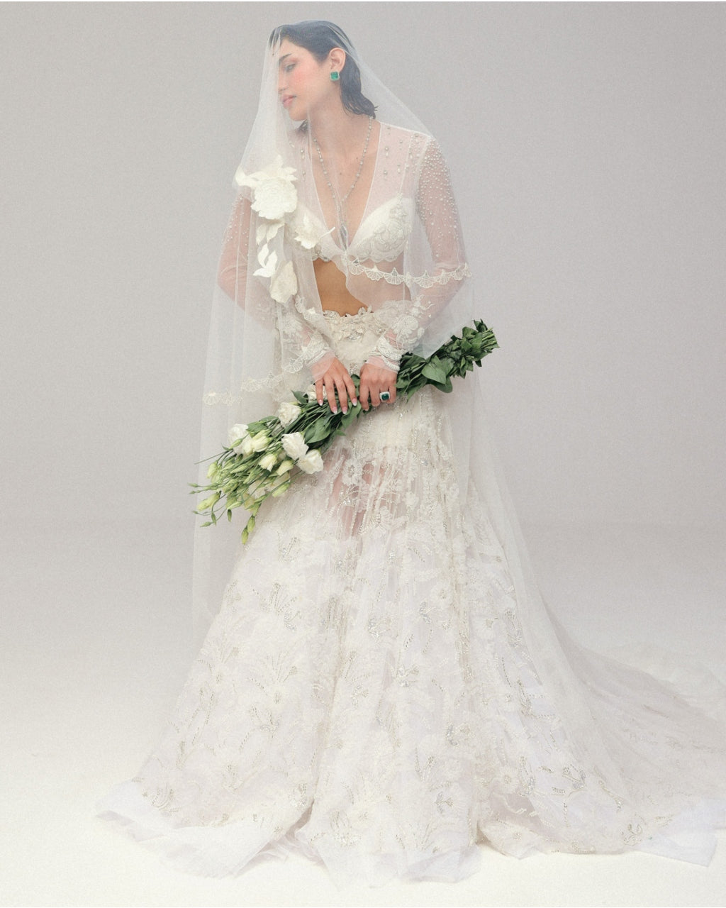A White Wedding Lehenga Ii