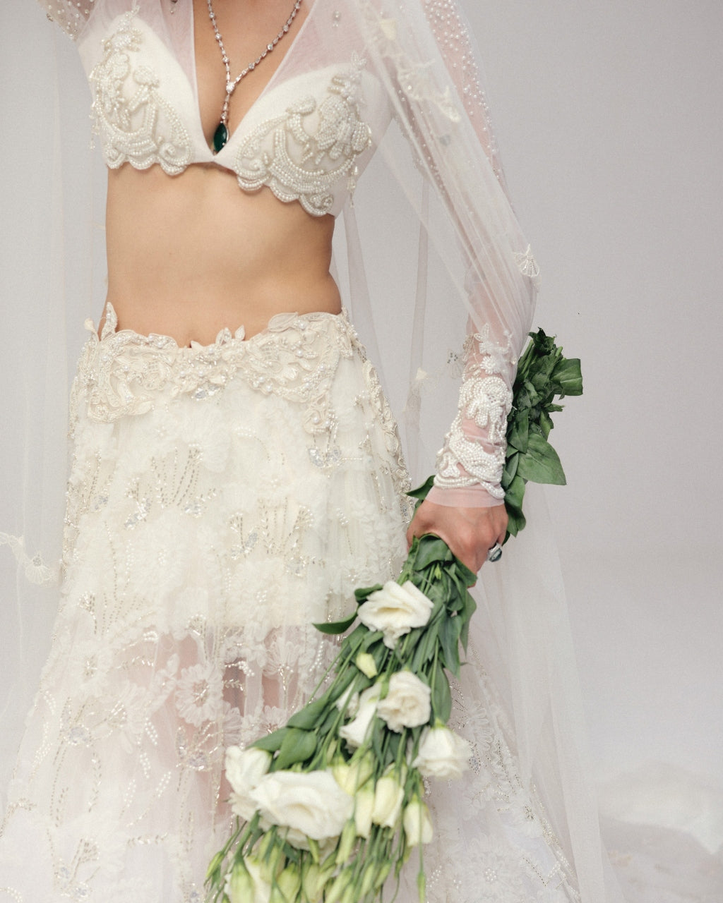 A White Wedding Lehenga Ii